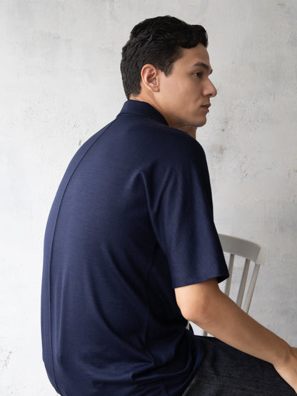 【カラーオーダー】<男女兼用>C FLEX メリノウールポロシャツ | (100 オフホワイト) - C - one ONLINE STORE