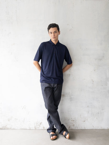 【カラーオーダー】<男女兼用>C FLEX メリノウールポロシャツ | (100 オフホワイト) - C - one ONLINE STORE