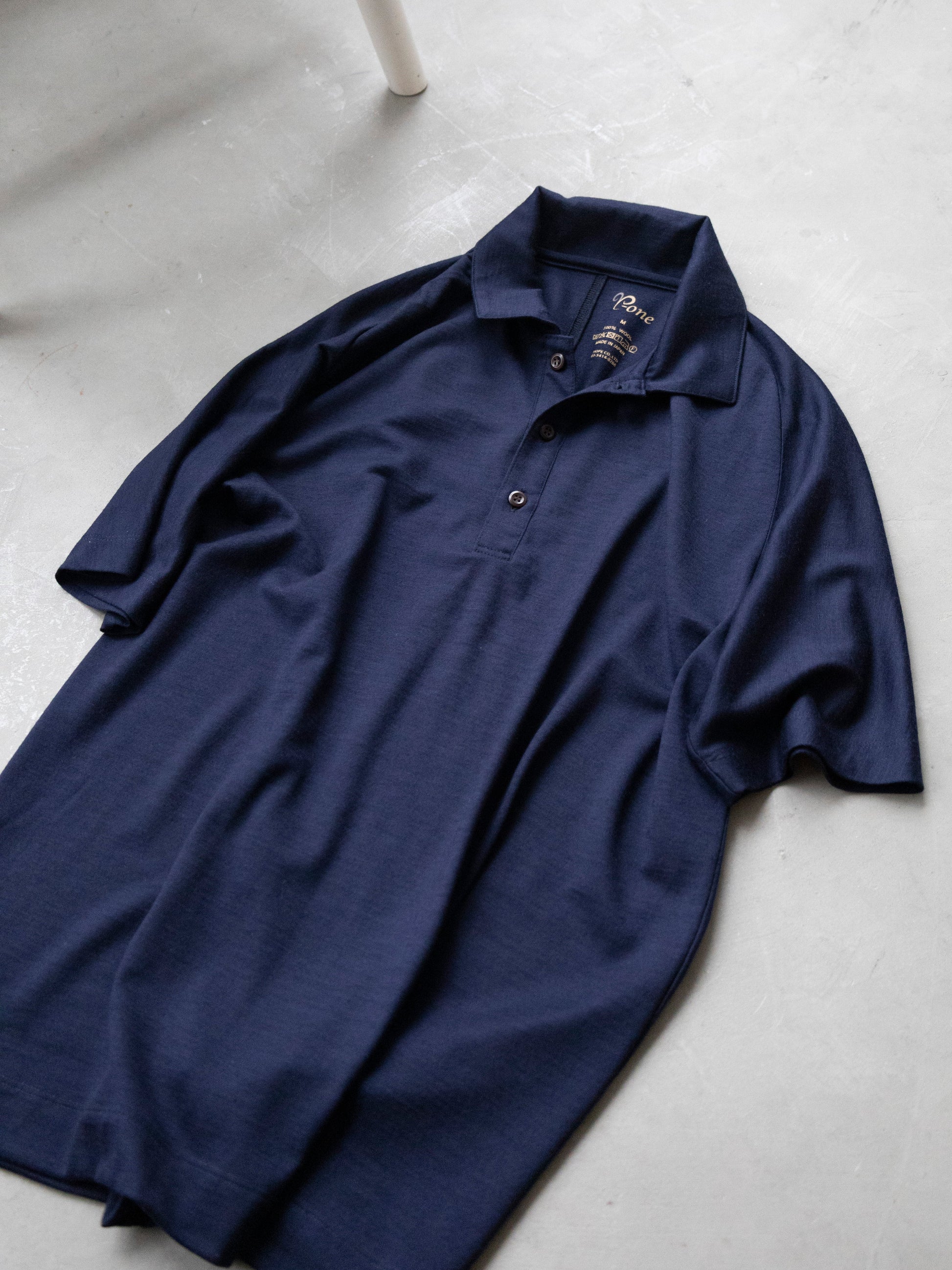 【カラーオーダー】<男女兼用>C FLEX メリノウールポロシャツ | (100 オフホワイト) - C - one ONLINE STORE