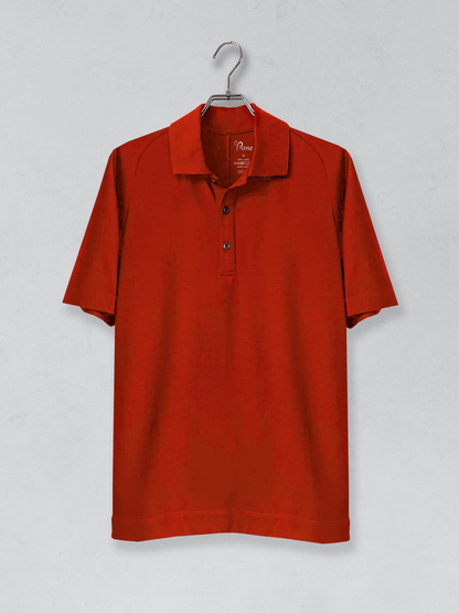 <男女兼用>C FLEX メリノウールポロシャツ | (800レッド) - C - one ONLINE STORE
