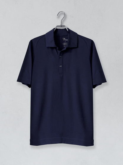 <男女兼用>C FLEX メリノウールポロシャツ | (901ダークネイビー) - C - one ONLINE STORE