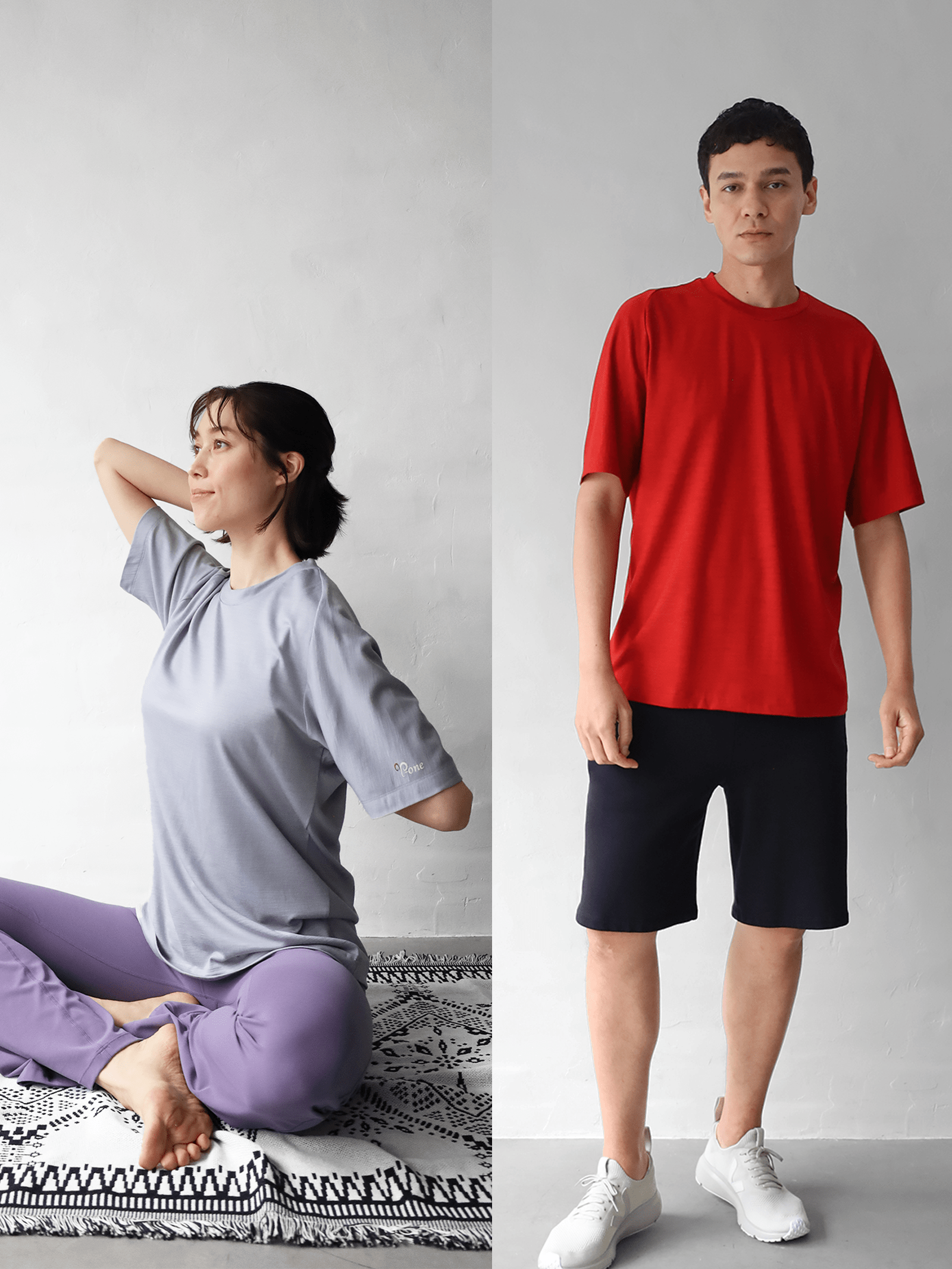 【カラーオーダー】<男女兼用>C FLEX メリノウールＴシャツ | (100 オフホワイト) - C - one ONLINE STORE