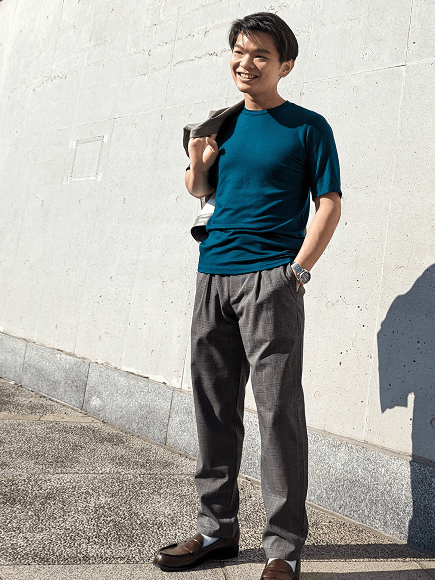 <男女兼用>C FLEX メリノウールＴシャツ | (601ダークブラウン) - C - one ONLINE STORE