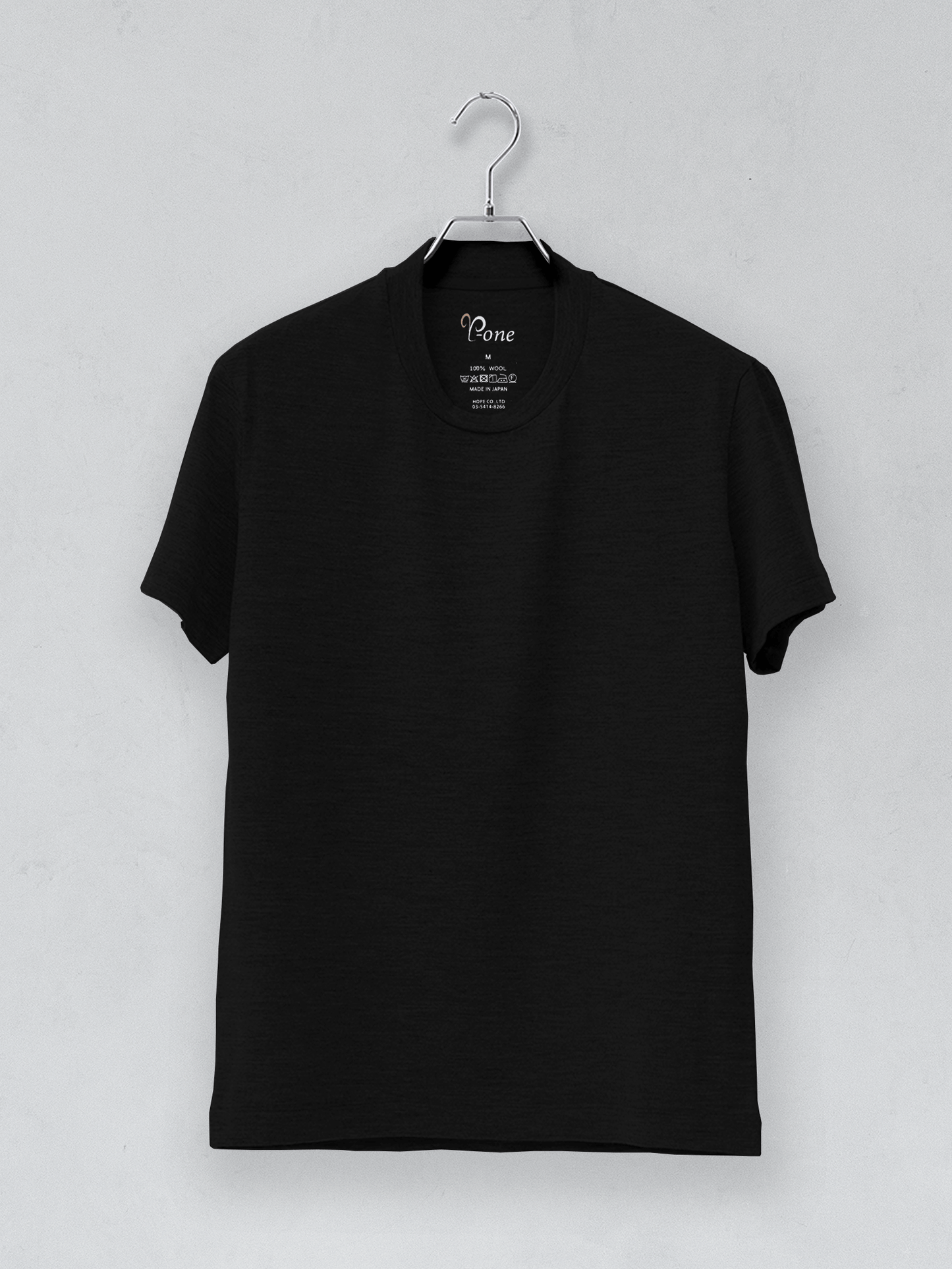 <男女兼用>C HIGH END メリノウールＴシャツ | (10ブラック) - C - one ONLINE STORE