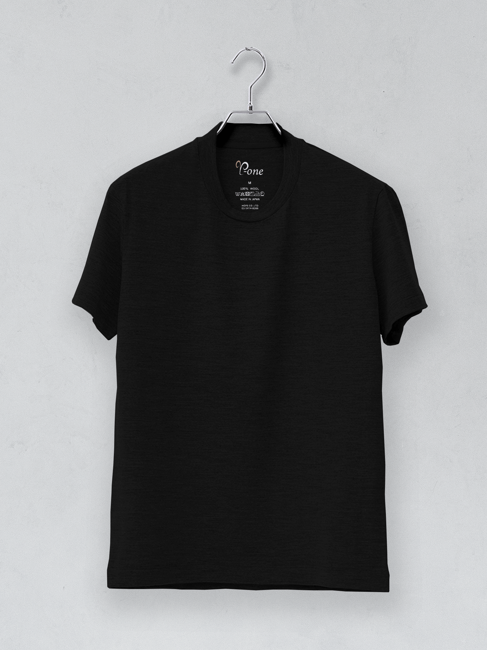 <男女兼用>C HIGH END メリノウールＴシャツ | (10ブラック) - C - one ONLINE STORE