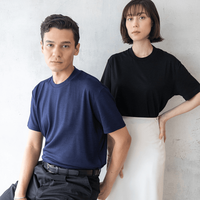 <男女兼用>C HIGH END メリノウールＴシャツ