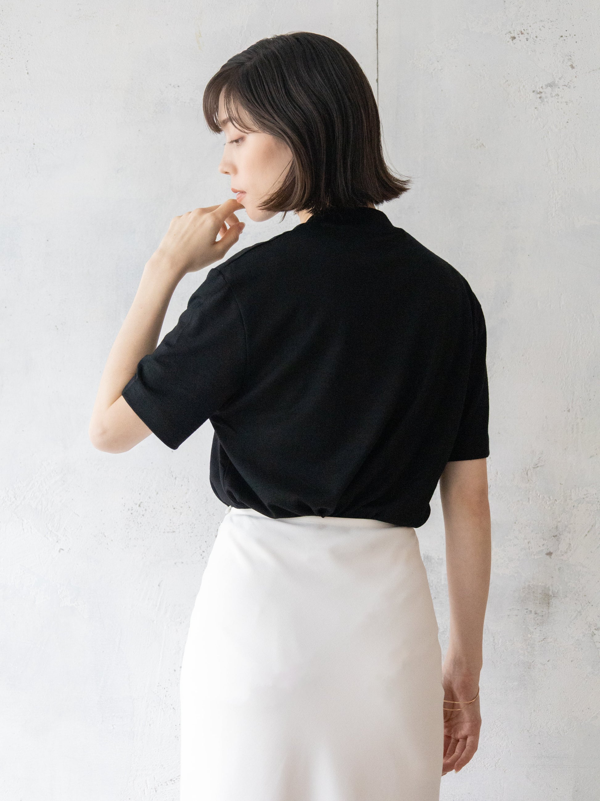 【カラーオーダー】<男女兼用>C HIGH END メリノウールＴシャツ | (100 オフホワイト) - C - one ONLINE STORE