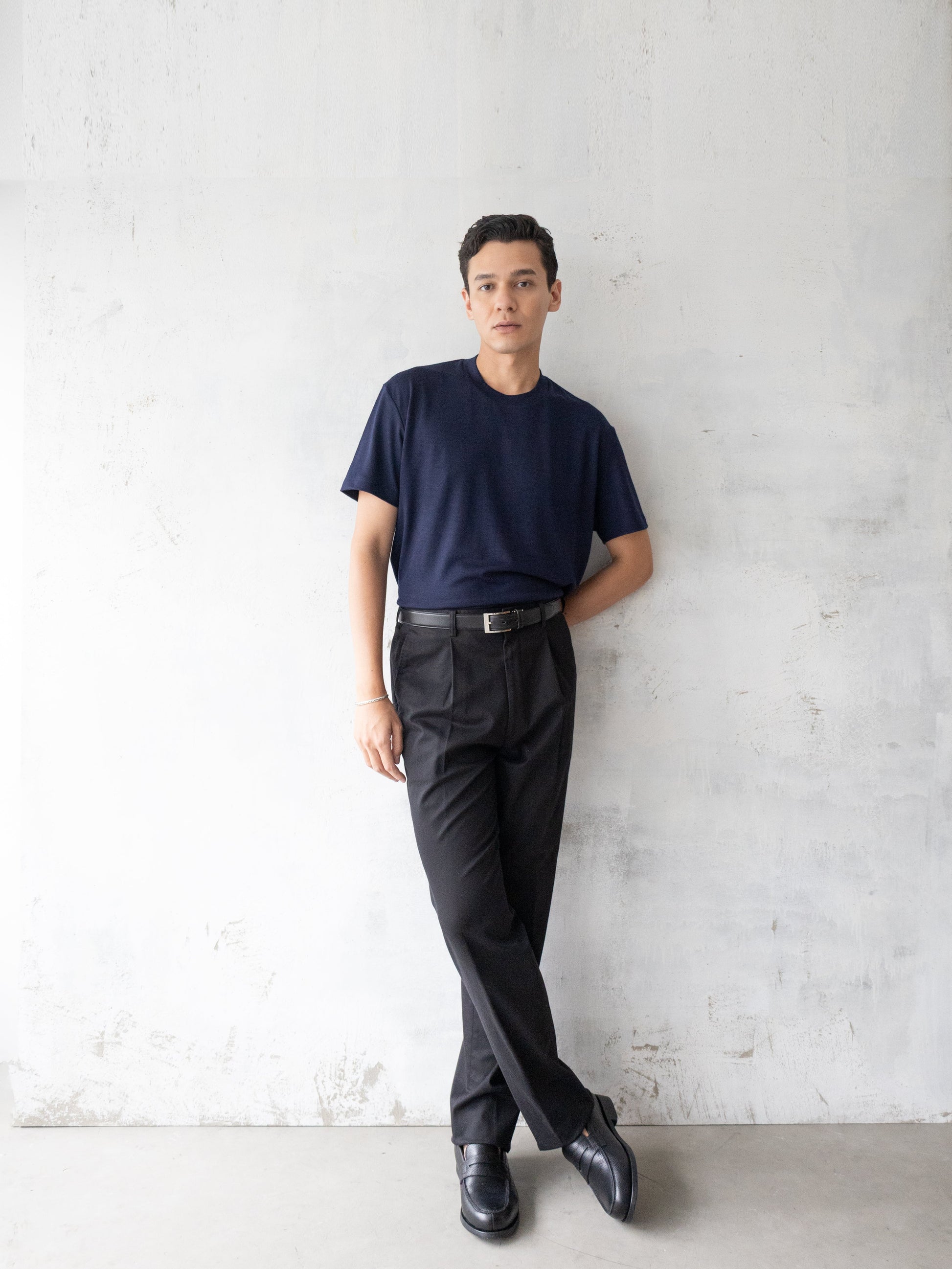 【カラーオーダー】<男女兼用>C HIGH END メリノウールＴシャツ | (100 オフホワイト) - C - one ONLINE STORE