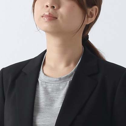 <男女兼用>C HIGH END メリノウールＴシャツ | (704グレーメランジ) - C - one ONLINE STORE