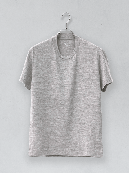 <男女兼用>C HIGH END メリノウールＴシャツ | (704グレーメランジ) - C - one ONLINE STORE