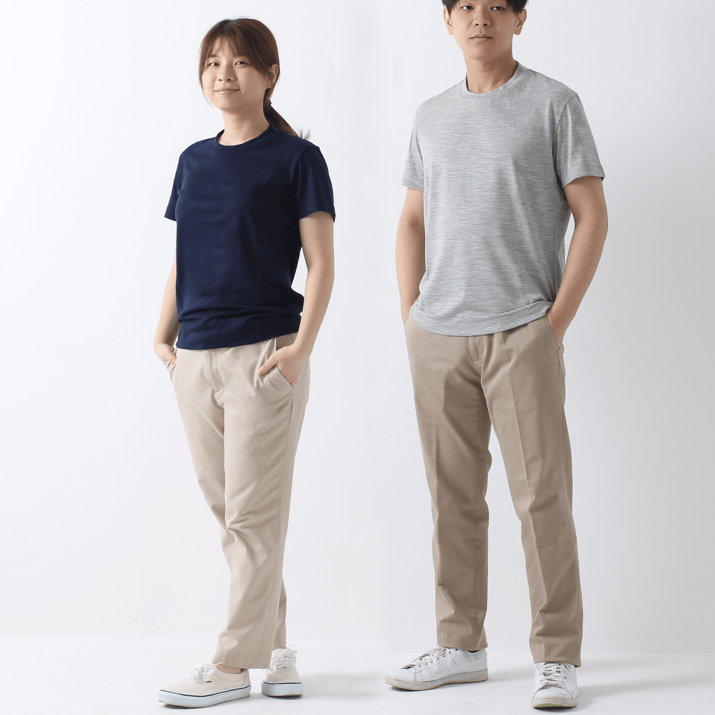 <男女兼用>C HIGH END メリノウールＴシャツ | (704グレーメランジ) - C - one ONLINE STORE