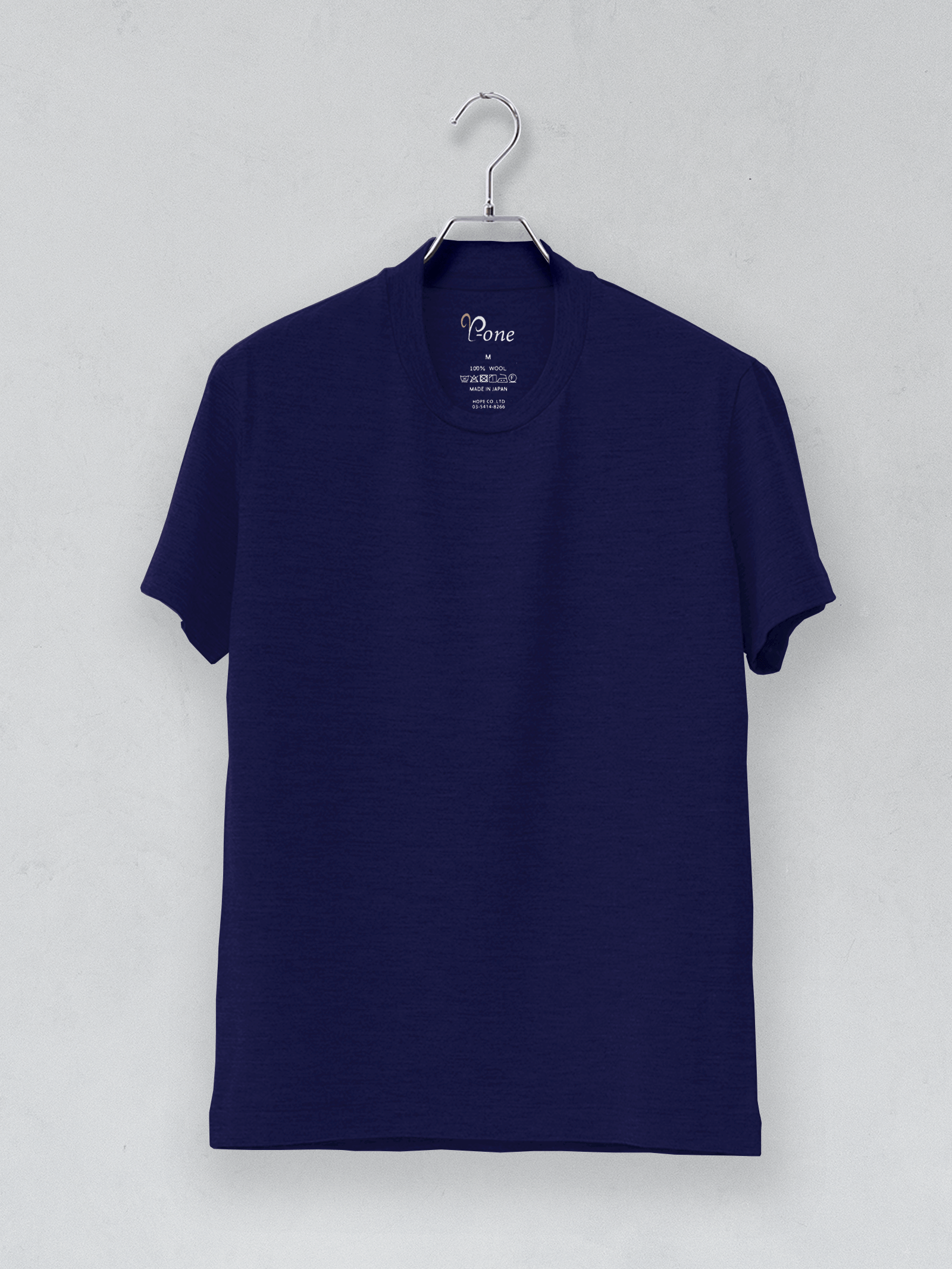 <男女兼用>C HIGH END メリノウールＴシャツ | (900ダークネイビー) - C - one ONLINE STORE
