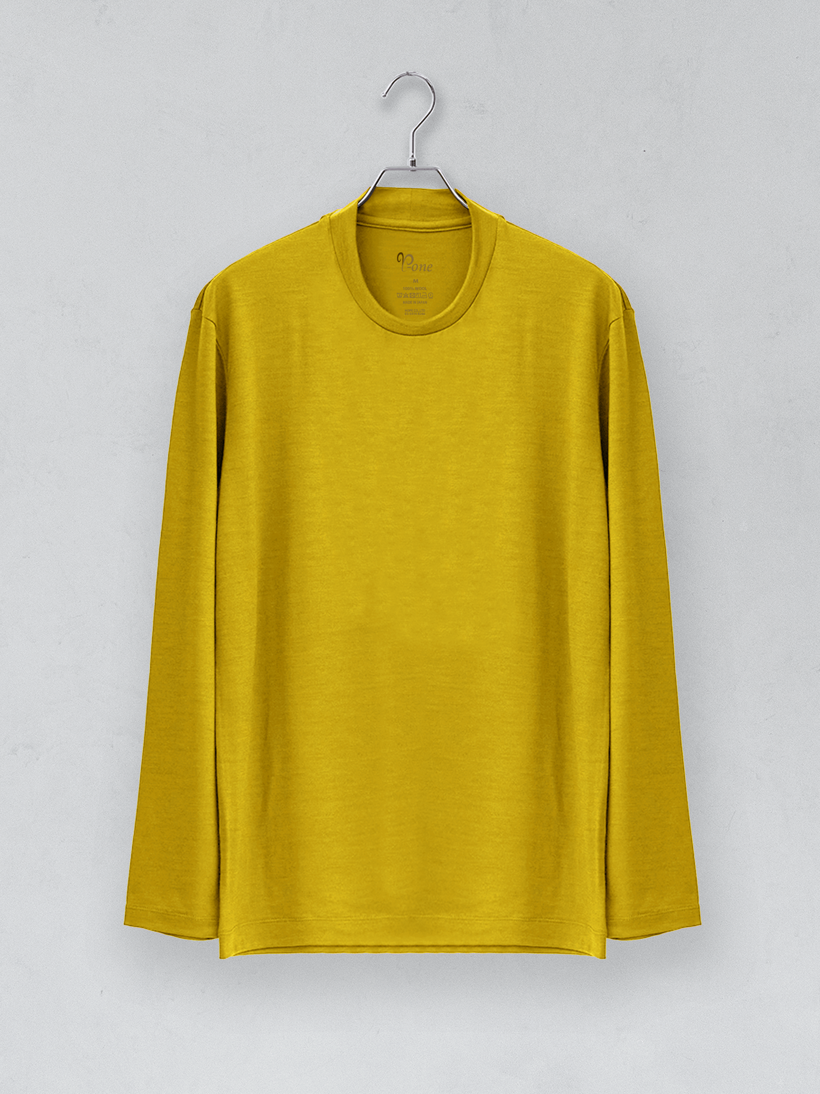 【カラーオーダー】<男女兼用>C HIGH ENDメリノウール長袖Ｔシャツ | (100 オフホワイト) - C - one ONLINE STORE