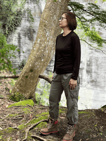 <男女兼用>C HIGH ENDメリノウール長袖Ｔシャツ | (350イエロー) - C - one ONLINE STORE