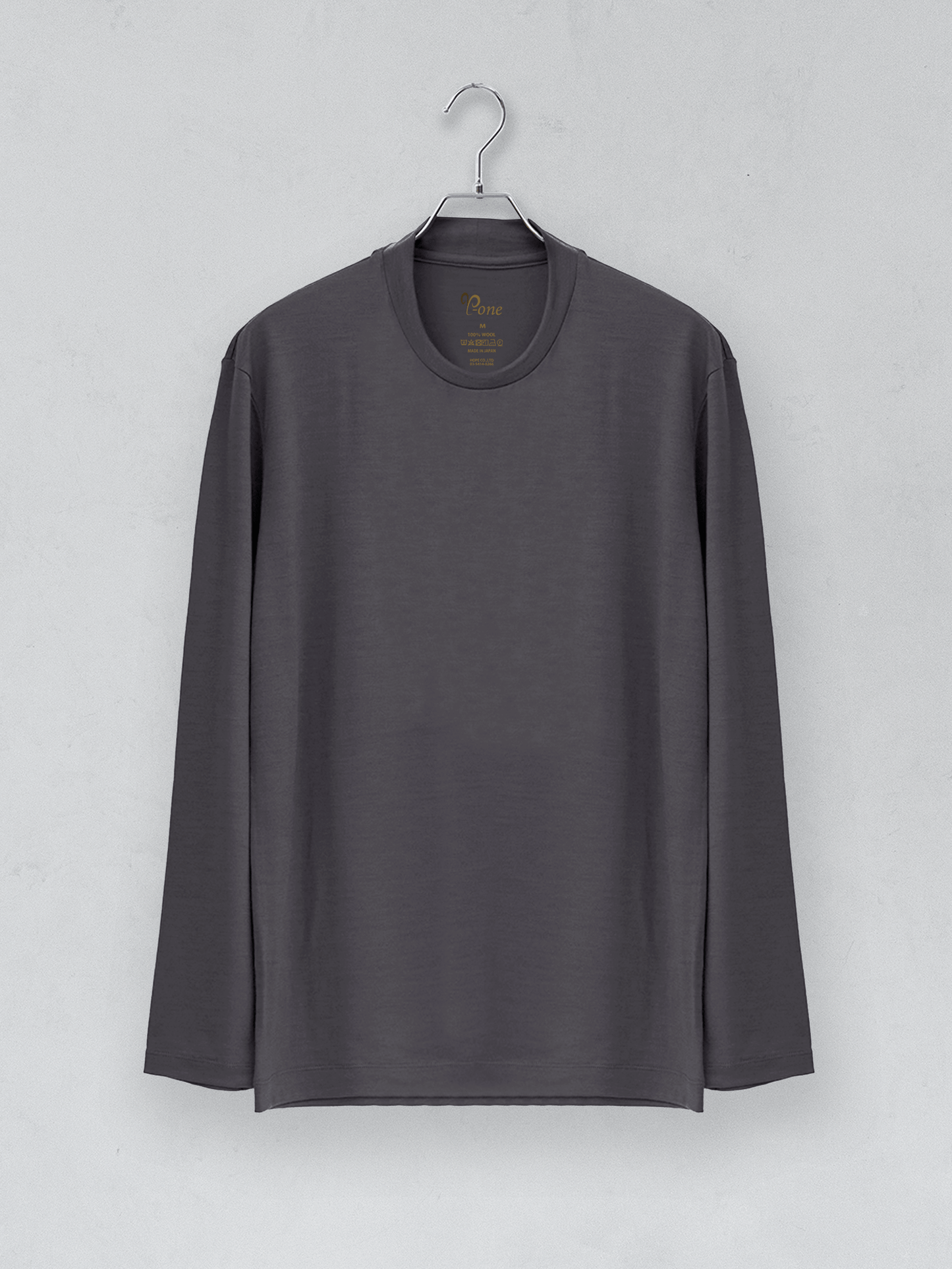 <男女兼用>C HIGH ENDメリノウール長袖Ｔシャツ | (702モカブラウン) - C - one ONLINE STORE