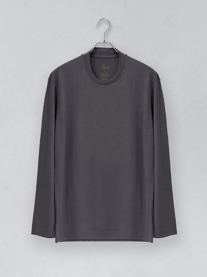 <男女兼用>C HIGH ENDメリノウール長袖Ｔシャツ | (702モカブラウン) - C - one ONLINE STORE