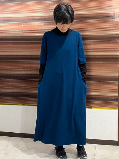 メリノウールスムースワンピース