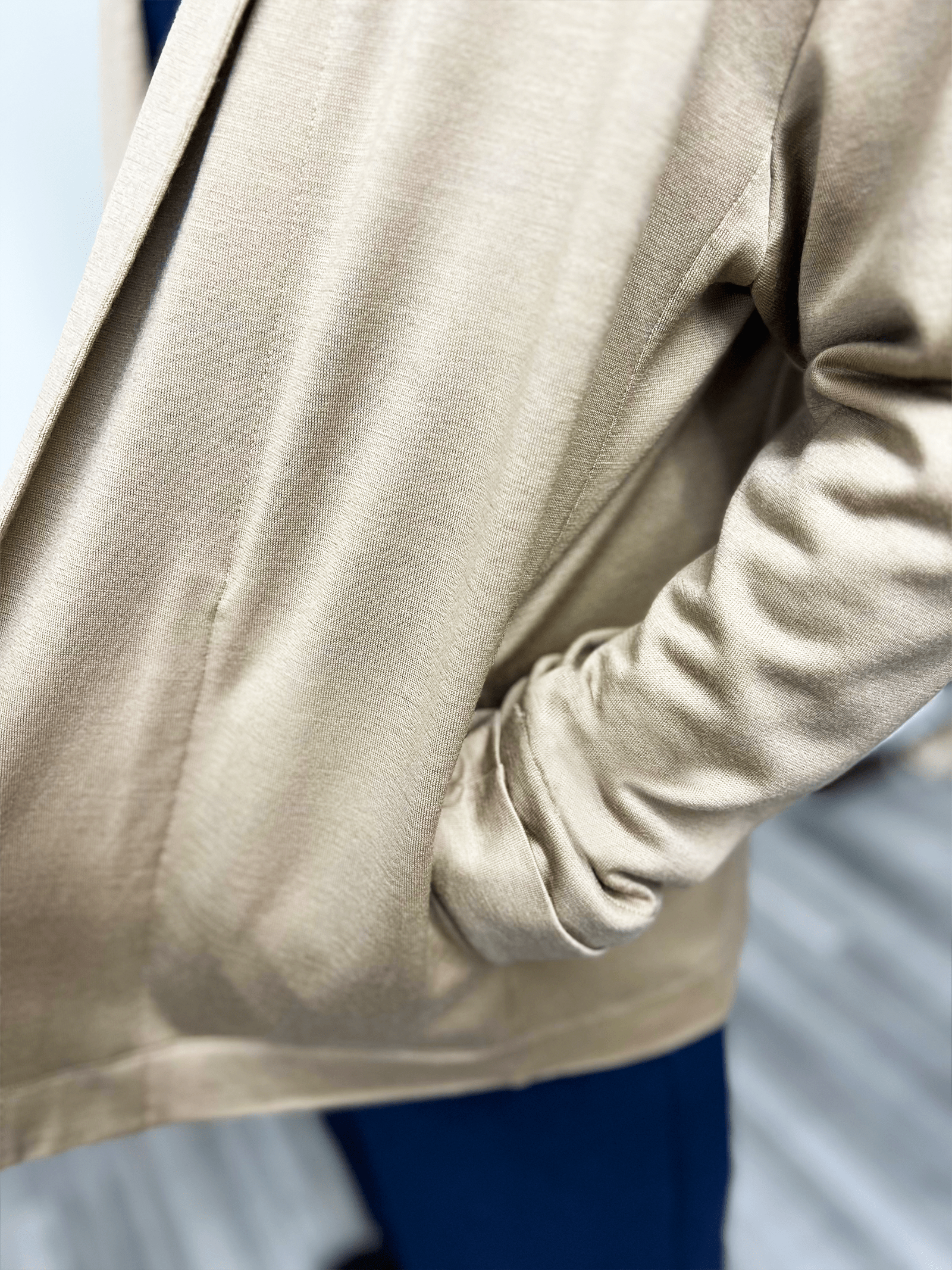 ＜男女兼用＞メリノウールショールカラーボタンレスカーディガン | (NV - 1ダークネイビー) - C - one ONLINE STORE