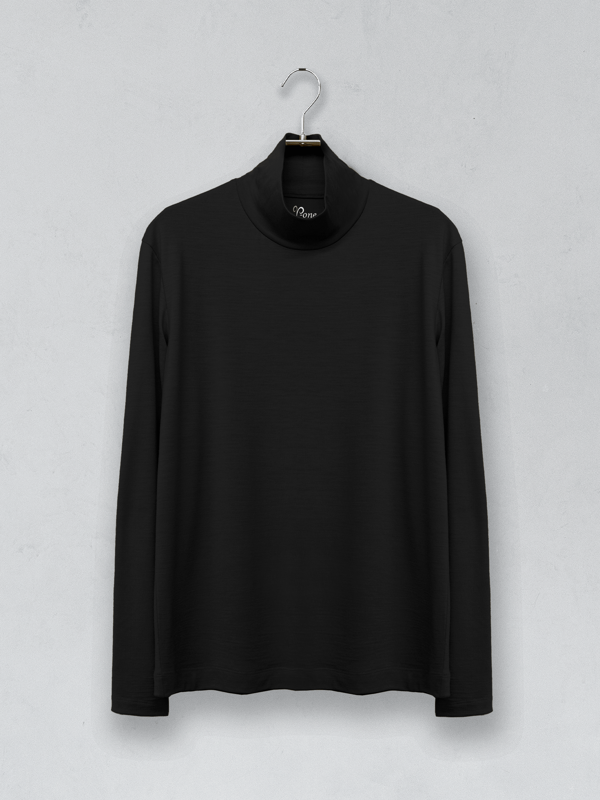 【カラーオーダー】<男女兼用>メリノウールハイネック長袖Tシャツ | (100 オフホワイト) - C - one ONLINE STORE