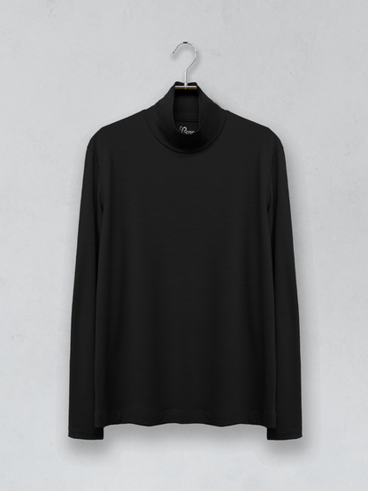 【カラーオーダー】<男女兼用>メリノウールハイネック長袖Tシャツ | (100 オフホワイト) - C - one ONLINE STORE