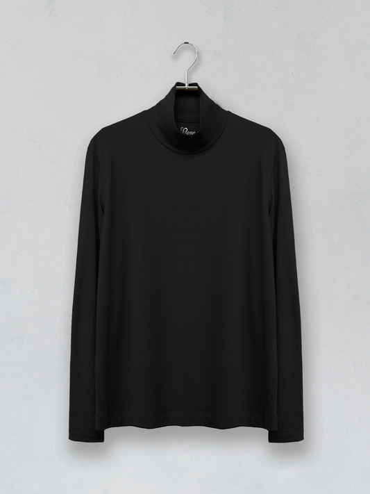 【カラーオーダー】<男女兼用>メリノウールハイネック長袖Tシャツ | (100 オフホワイト) - C - one ONLINE STORE