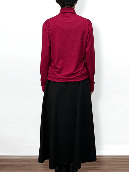 <男女兼用>メリノウールハイネック長袖Tシャツ | (350イエロー) - C - one ONLINE STORE