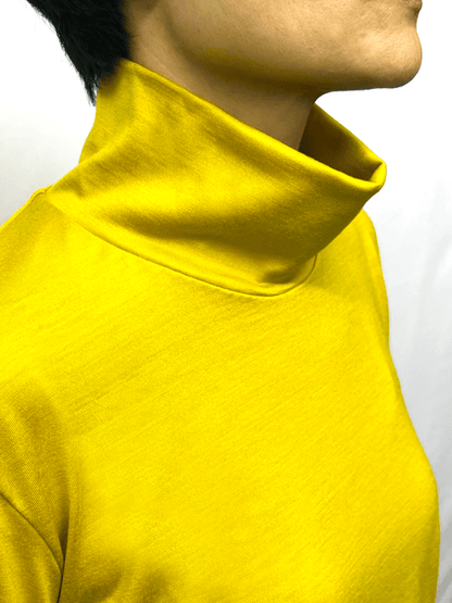 <男女兼用>メリノウールハイネック長袖Tシャツ | (350イエロー) - C - one ONLINE STORE