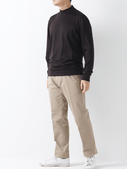 <男女兼用>メリノウールモックネック長袖Tシャツ | (450ロイヤルブルー) - C - one ONLINE STORE