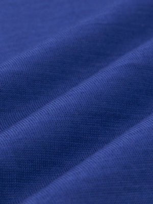 <男女兼用>メリノウールモックネック長袖Tシャツ | (450ロイヤルブルー) - C - one ONLINE STORE