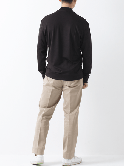 <男女兼用>メリノウールモックネック長袖Tシャツ | (450ロイヤルブルー) - C - one ONLINE STORE