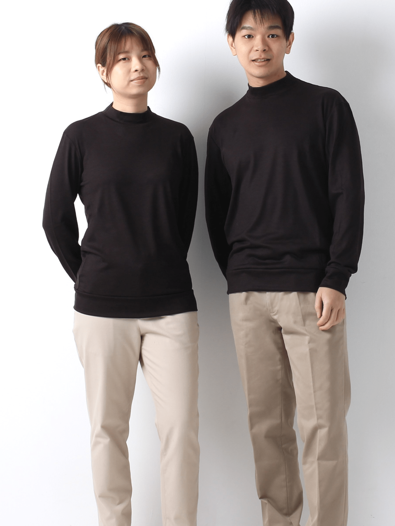 <男女兼用>メリノウールモックネック長袖Tシャツ | (450ロイヤルブルー) - C - one ONLINE STORE