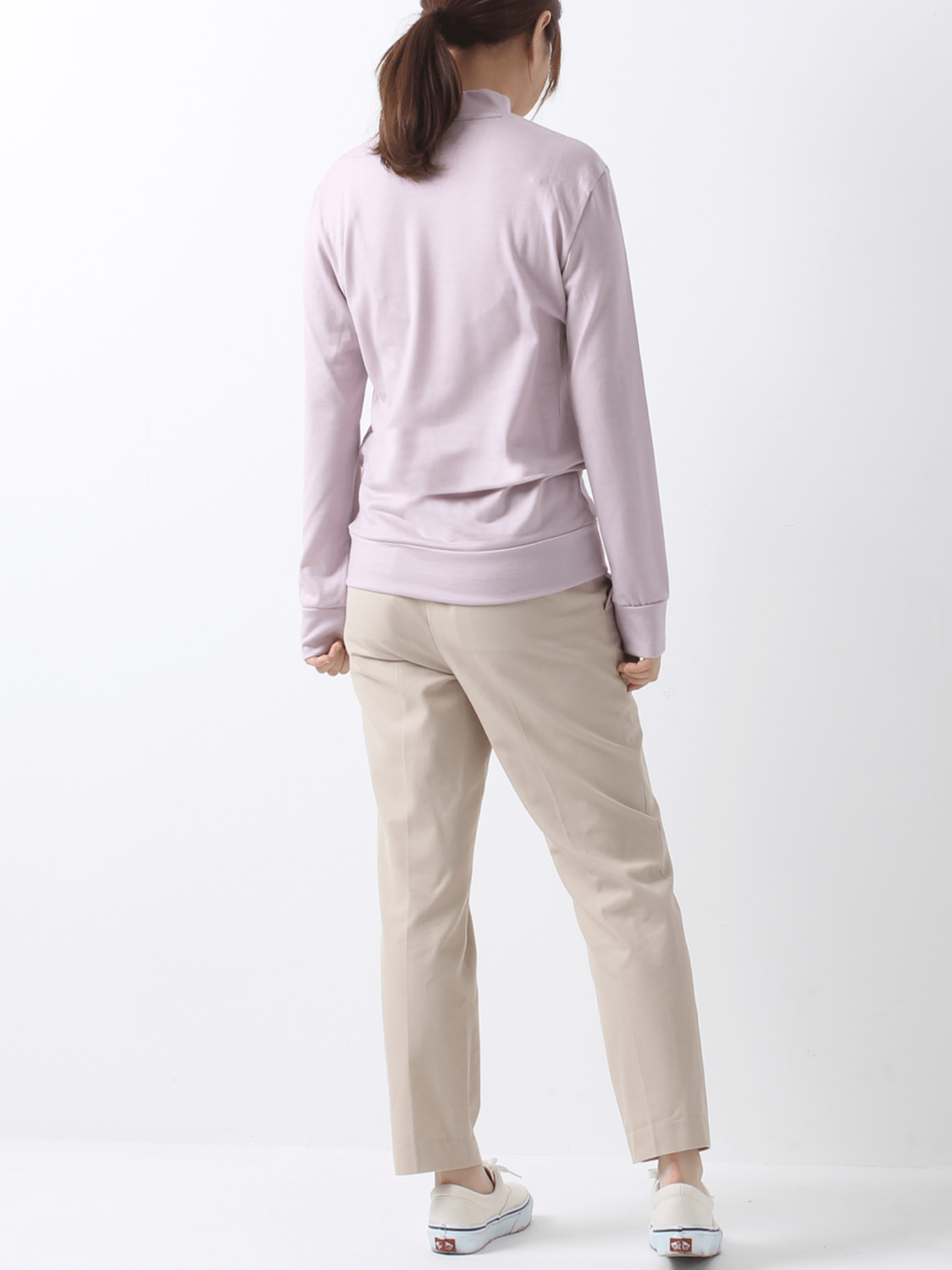 <男女兼用>メリノウールモックネック長袖Tシャツ | (450ロイヤルブルー) - C - one ONLINE STORE