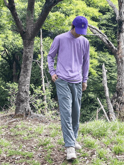 <男女兼用>メリノウールモックネック長袖Tシャツ | (450ロイヤルブルー) - C - one ONLINE STORE